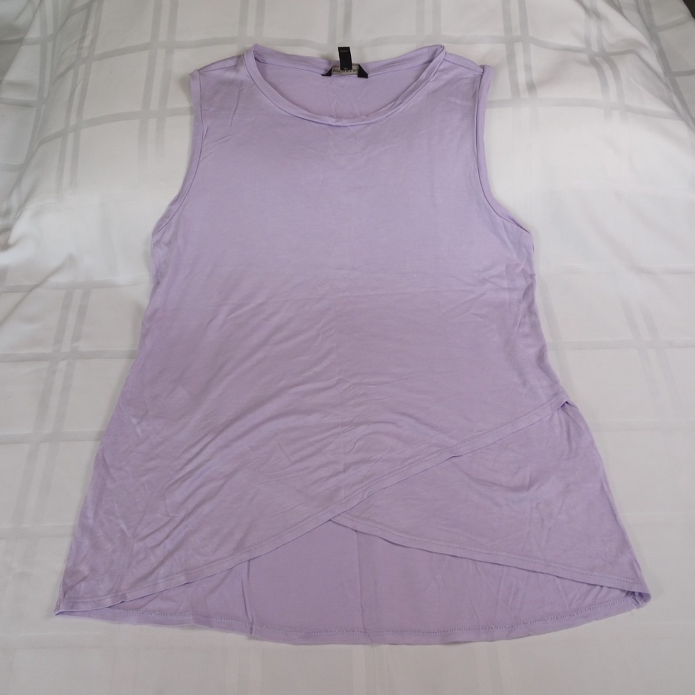 Banana Republic sleeveless top. Women's M. Lilac tank with crossover accent